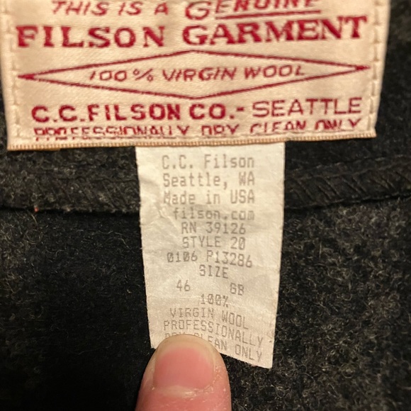 Filson Wool Vest - Picture 7 of 10